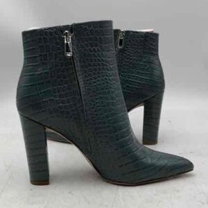 Sam Edelman Croc Leather Ankle Boots